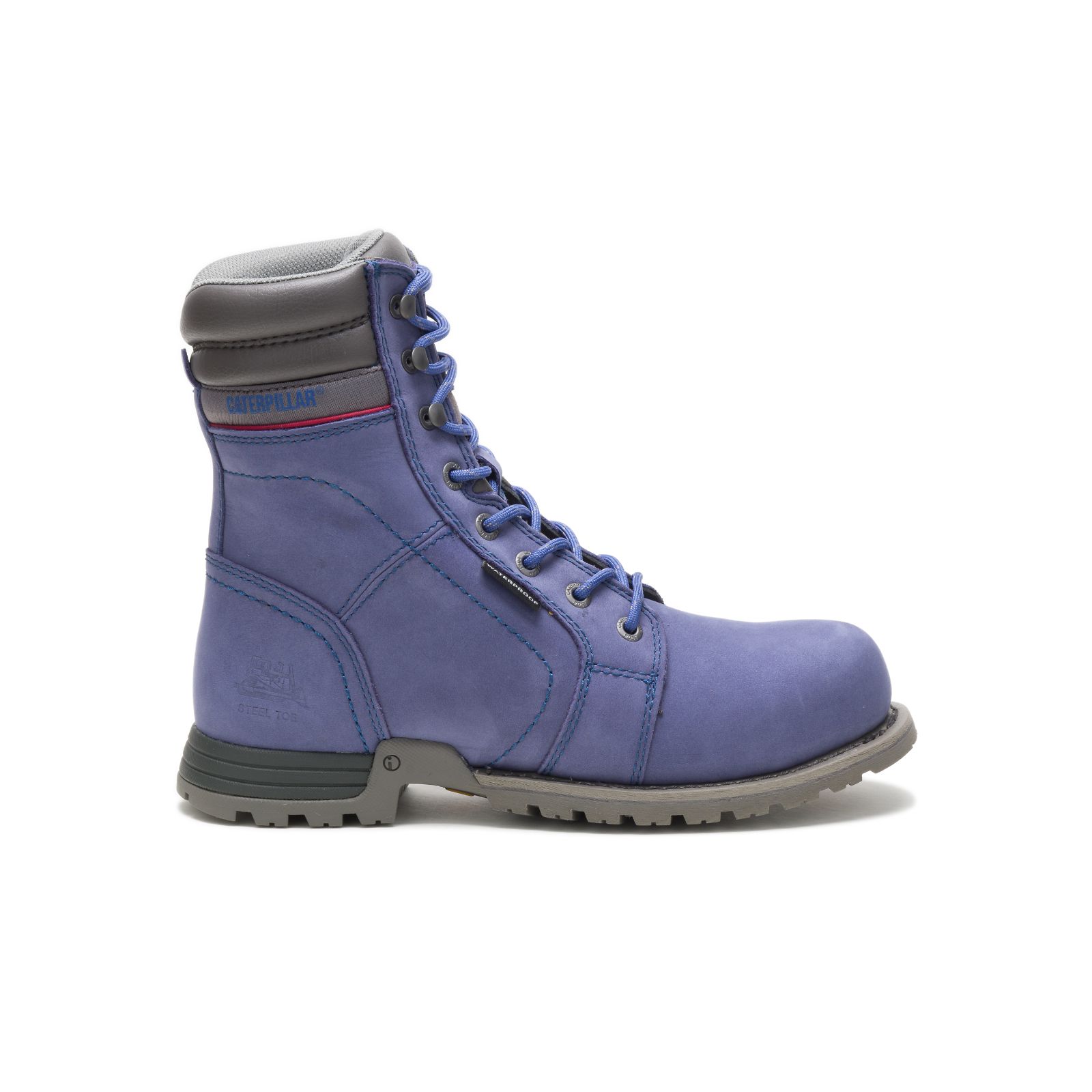 Caterpillar Steel Toe Boots Sharjah - Caterpillar Echo Waterproof Steel Toe Womens - Purple SXQIPE817